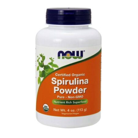 Now Foods, Spirulina em Pó - 113 g