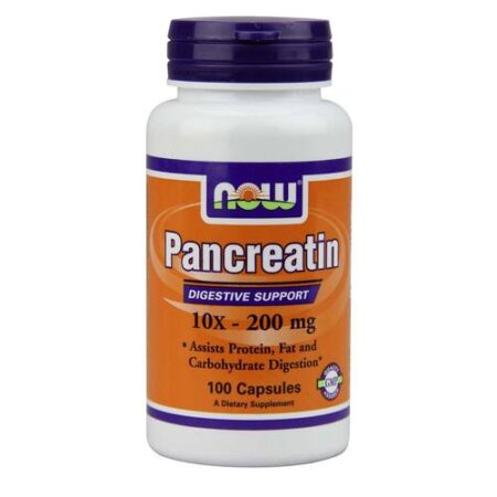 Pancreatina 10x - 200 mg 100 Cápsulas