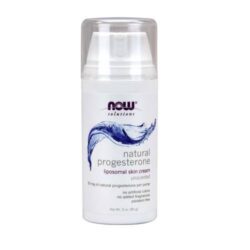 Creme de Pele Lipossomal Progesterona Natural Now Foods 85g - Equilíbrio Hormonal e Bem-Estar