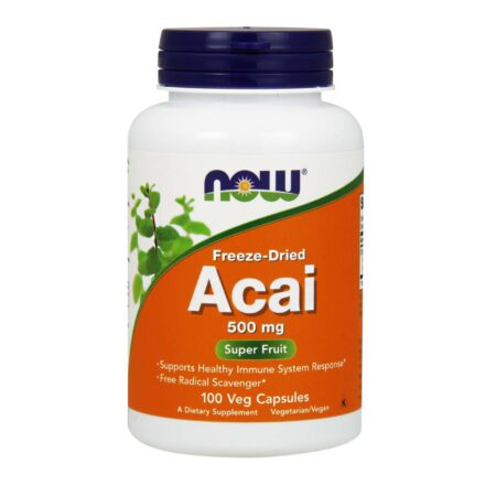 Now Foods, Açaí 500 mg - 100 Cápsulas Vegetarianas