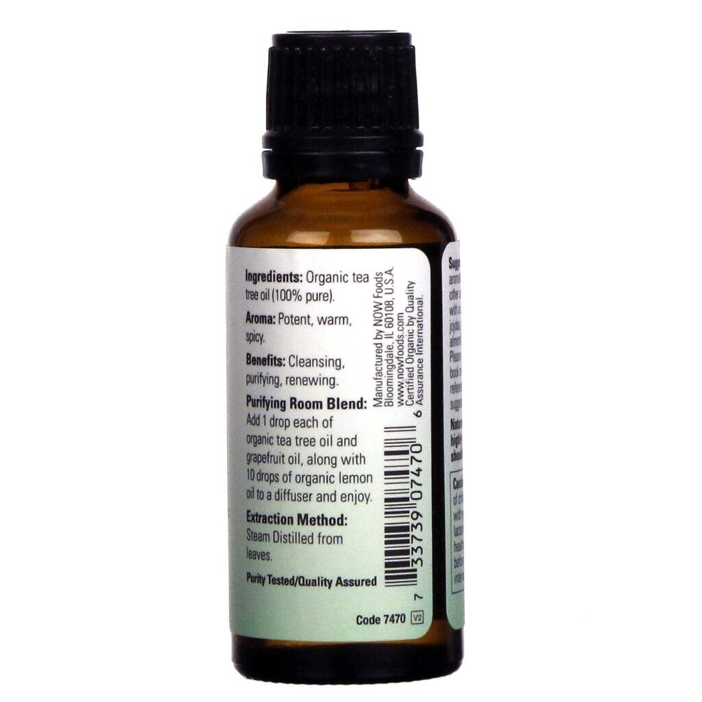 Now Foods Óleo Essencial de Melaleuca - 30 ml: Puro Poder Natural para sua Saúde e Bem-Estar - Imagem 2