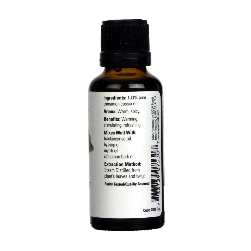 Óleo Essencial Cássia Now Foods - 30 ml: Aromaterapia Pura e Bem-Estar - Imagem 2