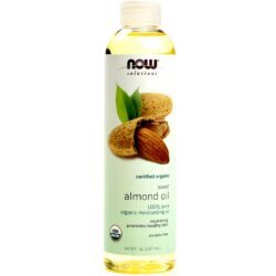 Now Foods Óleo de Amêndoas Orgânico 100% Puro 237ml: Pele Radiante e Nutrição Essencial