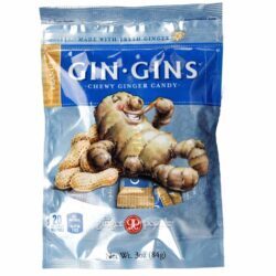 Ginger People Gengibre Mastigável (24 Unidades) Sabor Amendoim - 24 unidades