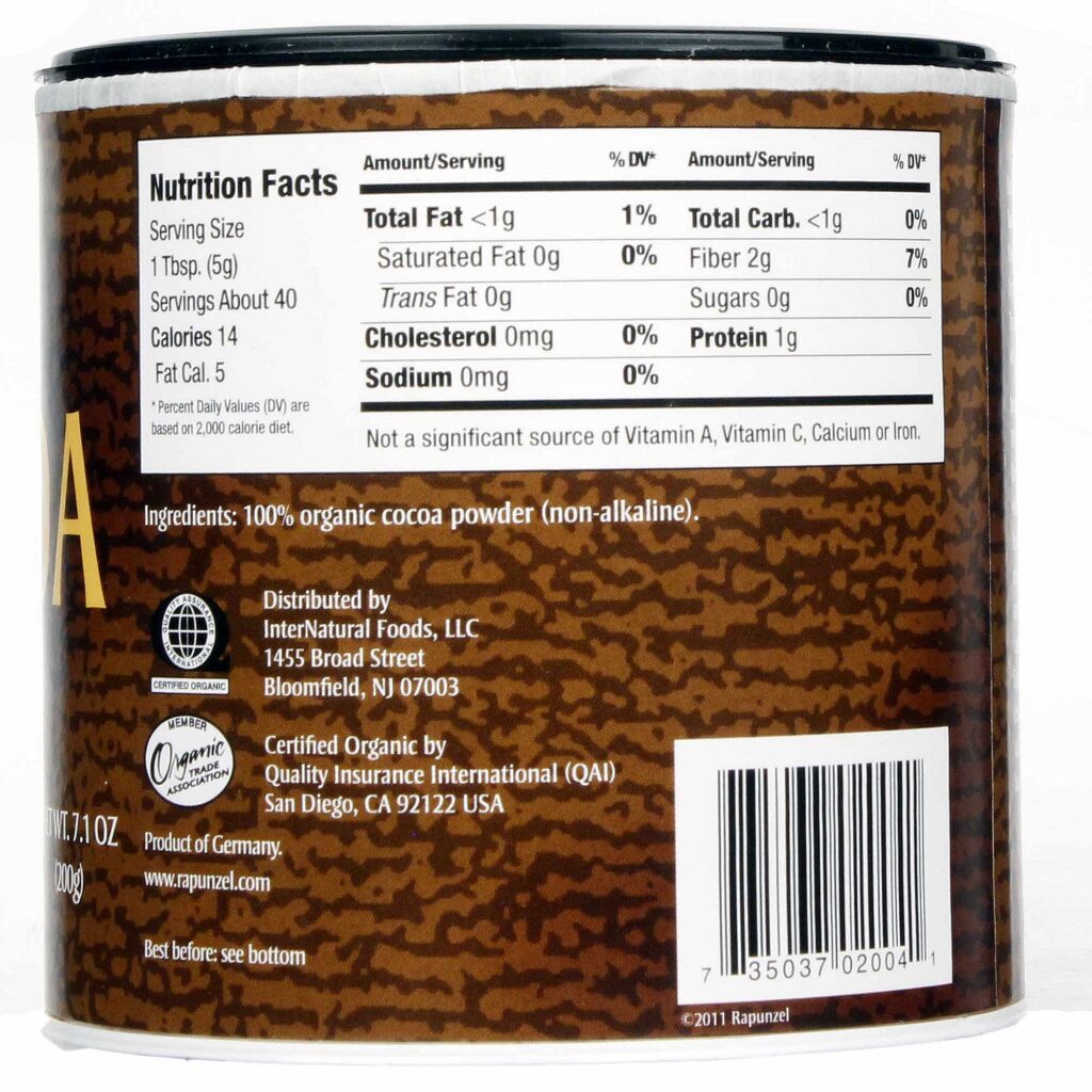 Cacau em Pó Orgânico Rapunzel - 200g: Puro Sabor e Bem-Estar - Imagem 2