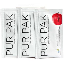 Pur Pak Active Lifestyle Suplemento Sabor Tangy Berry - 28 Sachês