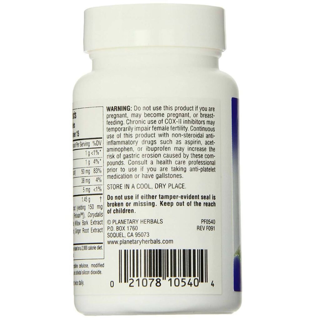 Planetary Herbals Alívio Pequenas Dores 30 Comprimidos - Bem-Estar Natural - Imagem 3