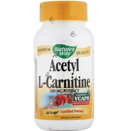 Nature's Way, Acetil L-Carnitina - 60 Cápsulas Vegetarianas