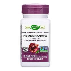 Nature's Way Extrato de Romã Padronizado - 60 Cápsulas para Saúde e Bem-Estar