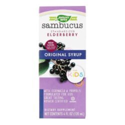 Nature's Way Sambucus Xarope para Crianças - 120mL para Imunidade Infantil