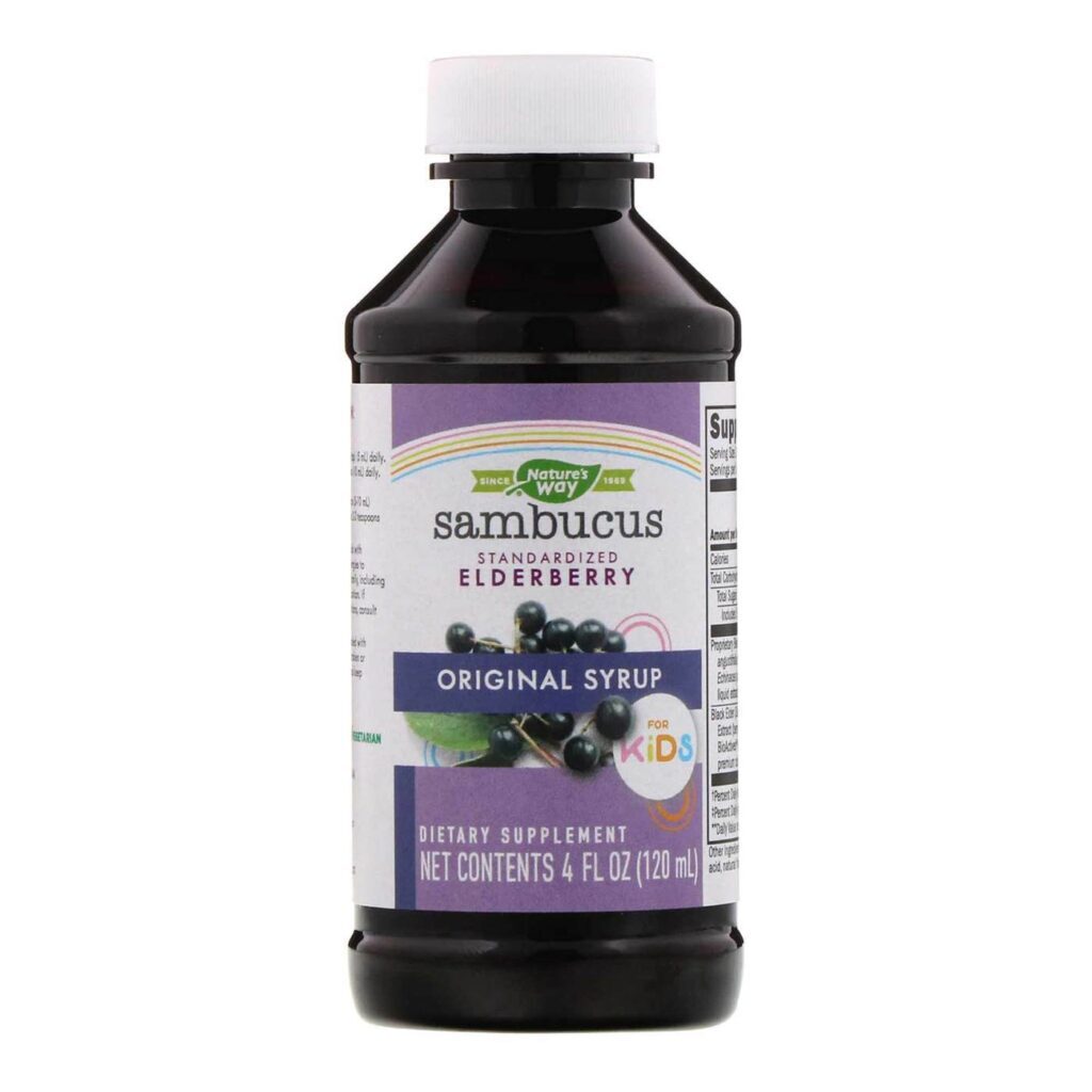 Nature's Way Sambucus Xarope para Crianças - 120mL para Imunidade Infantil - Imagem 3