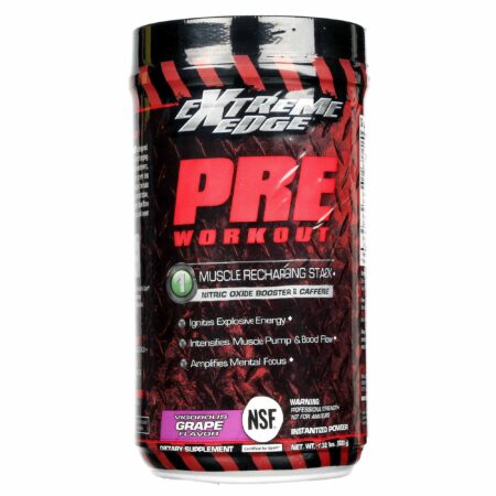 Extreme Edge, Pré Treino, Sabor Uva Vigorosa - 600 g (1.32 lbs)