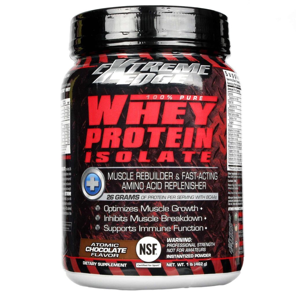 Extreme Edge Whey Protein Isolado Sabor Chocolate Atômico - 462g (1 lb)
