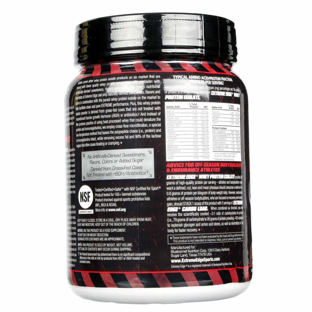 Extreme Edge Whey Protein Isolado Sabor Chocolate Atômico - 462g (1 lb) - Imagem 3