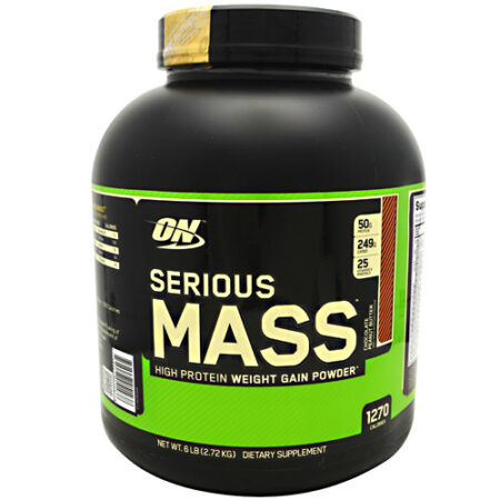 Optimum Nutrition Serious Mass, Manteiga de amendoim de chocolate - 6 lbs (2,72Kg)