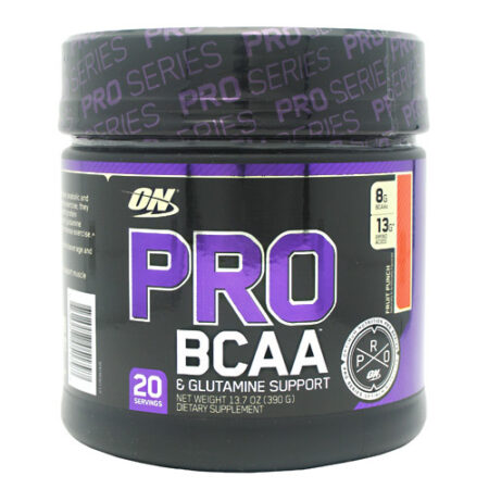 Optimum Nutrition Pro BCAA, Fruit Punch - 13.7 oz