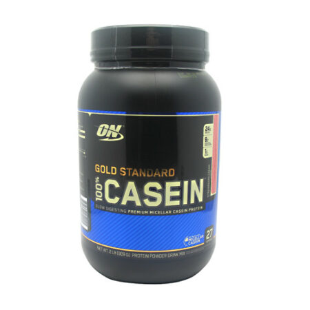 Optimum Nutrition Gold Standard 100% Caseina, Creme De Morango - 2 lbs