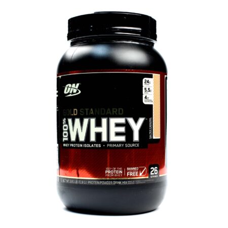 Optimum Nutrition, Gold Standard 100% Whey, Caramelo - 943 g (2 lbs)