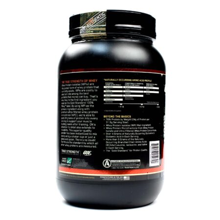 Optimum Nutrition, Gold Standard 100% Whey, Caramelo - 943 g (2 lbs) - Image 3