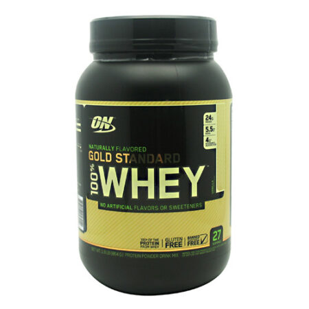 Optimum Nutrition 100% Whey Gold Standard Natural Proteína, Baunilha - 2 lbs