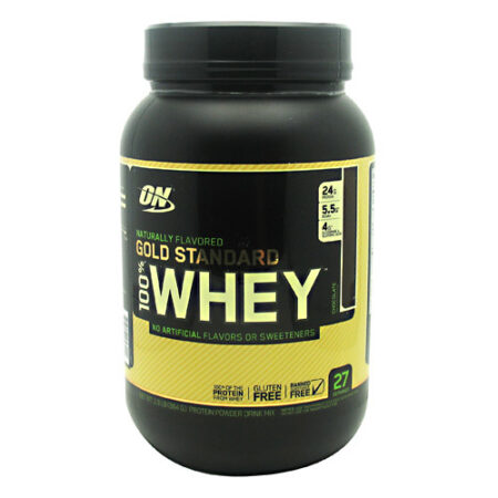 Optimum Nutrition 100% Whey Gold Standard Natural Proteína, Chocolate - 2 lbs