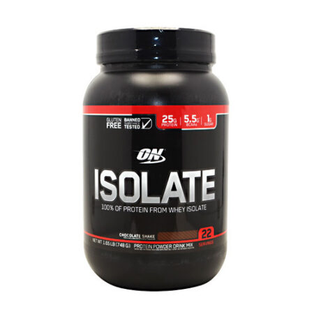 Optimum Nutrition Isolate, Chocolate Shake - 1.65 lbs