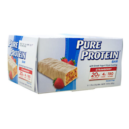 Pure Protein®, Barra de Proteína, Yogurt Grego de Morango - 6 Barras