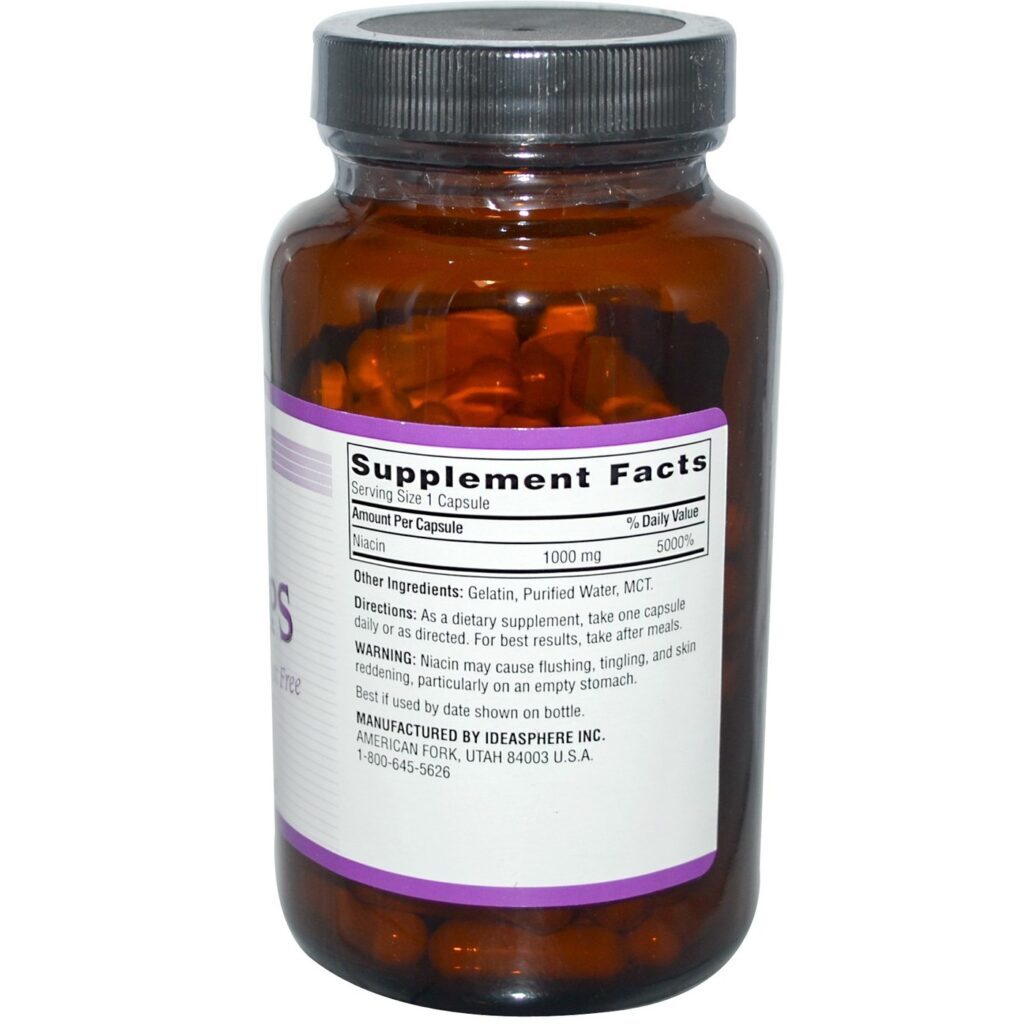 Twinlab Niacina (B-3) 1000 mg - 100 Cápsulas: Sua Escolha Inteligente para Saúde e Bem-Estar no Brasil - Imagem 2