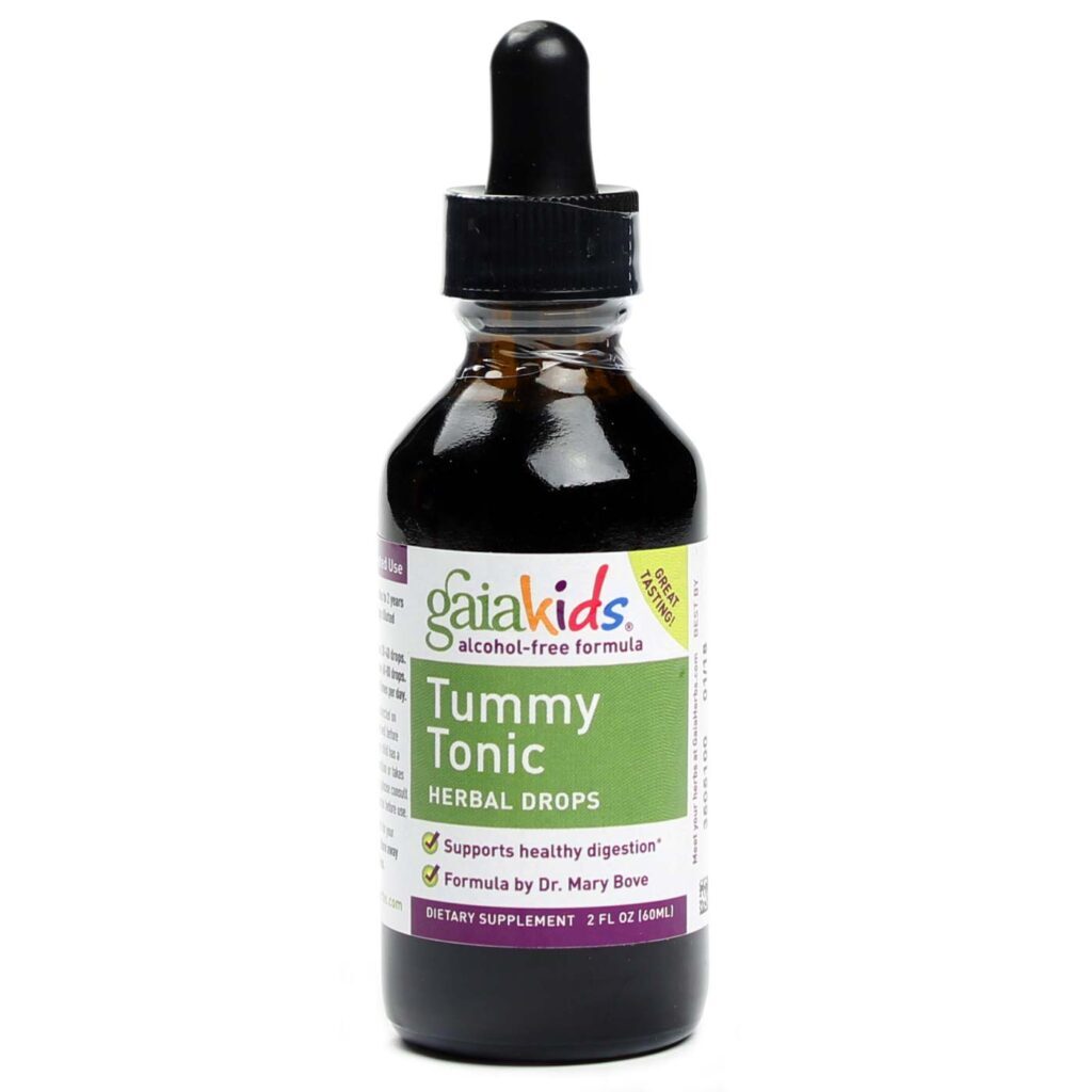 Gaia Herbs Tônico para Barriga Infantil - Gotas Herbais 60mL - Alívio Natural