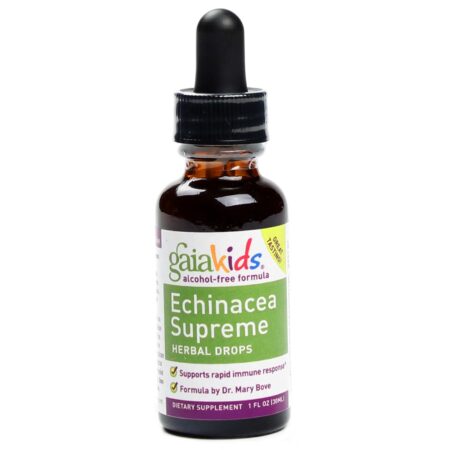 Gaia Herbs, Equinácea Supreme Kids - 30 ml (1 fl oz)