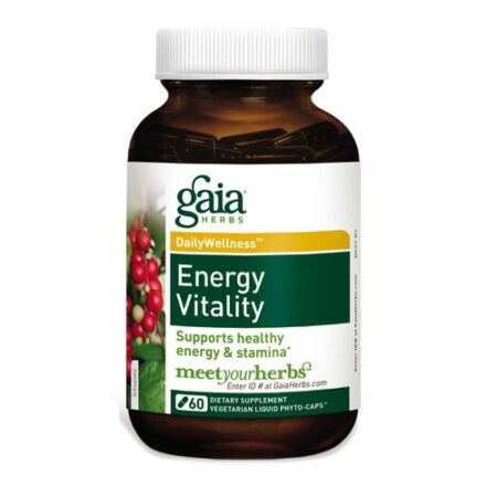 Gaia Herbs, Energia Vitalidade - 60 Phyto-Cápsulas Líquidas Vegetarianas