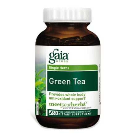 Gaia Herbs Chá Verde - 60 Vegetarian Liquid Phyto-Cápsulas