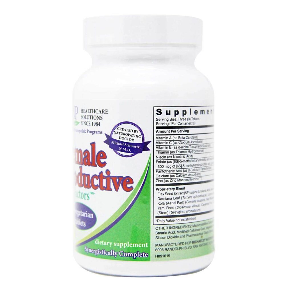 Michael's Reproductive Factors Feminino - 60 Comprimidos: Saúde Reprodutiva e Bem-Estar da Mulher - Imagem 2