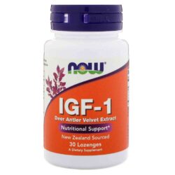 Now Foods IGF-1 - 30 Pastilhas: Potencializador para Bem-Estar e Performance