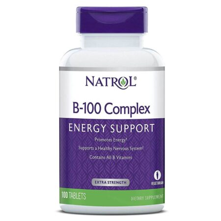 Natrol, Complexo B-100 - 100 Tabletes