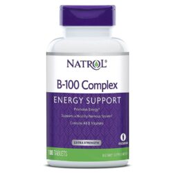 Natrol Complexo B-100 - 100 Tabletes: Energia e Bem-Estar Essencial