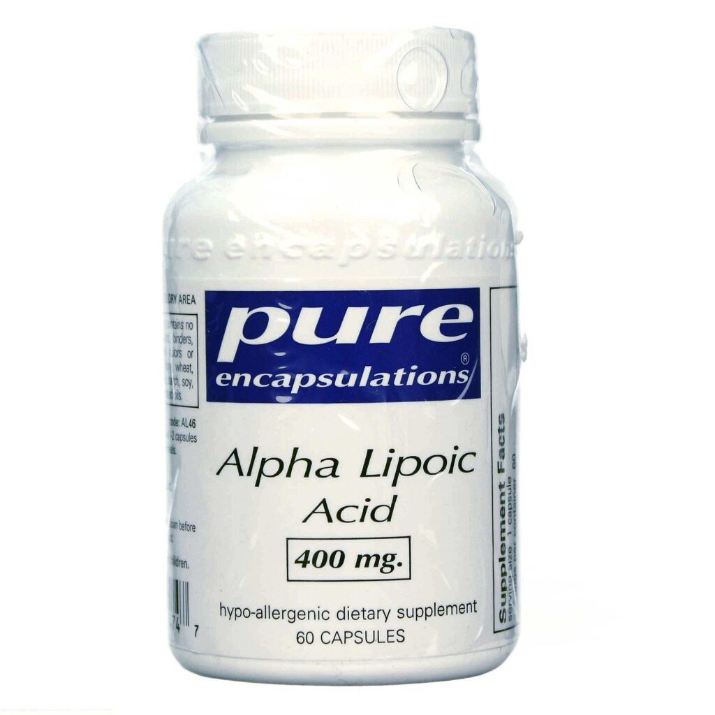 Ácido Alfa-Lipóico 400mg 60 Cápsulas Vegetarianas Pure EnCápsulasulations
