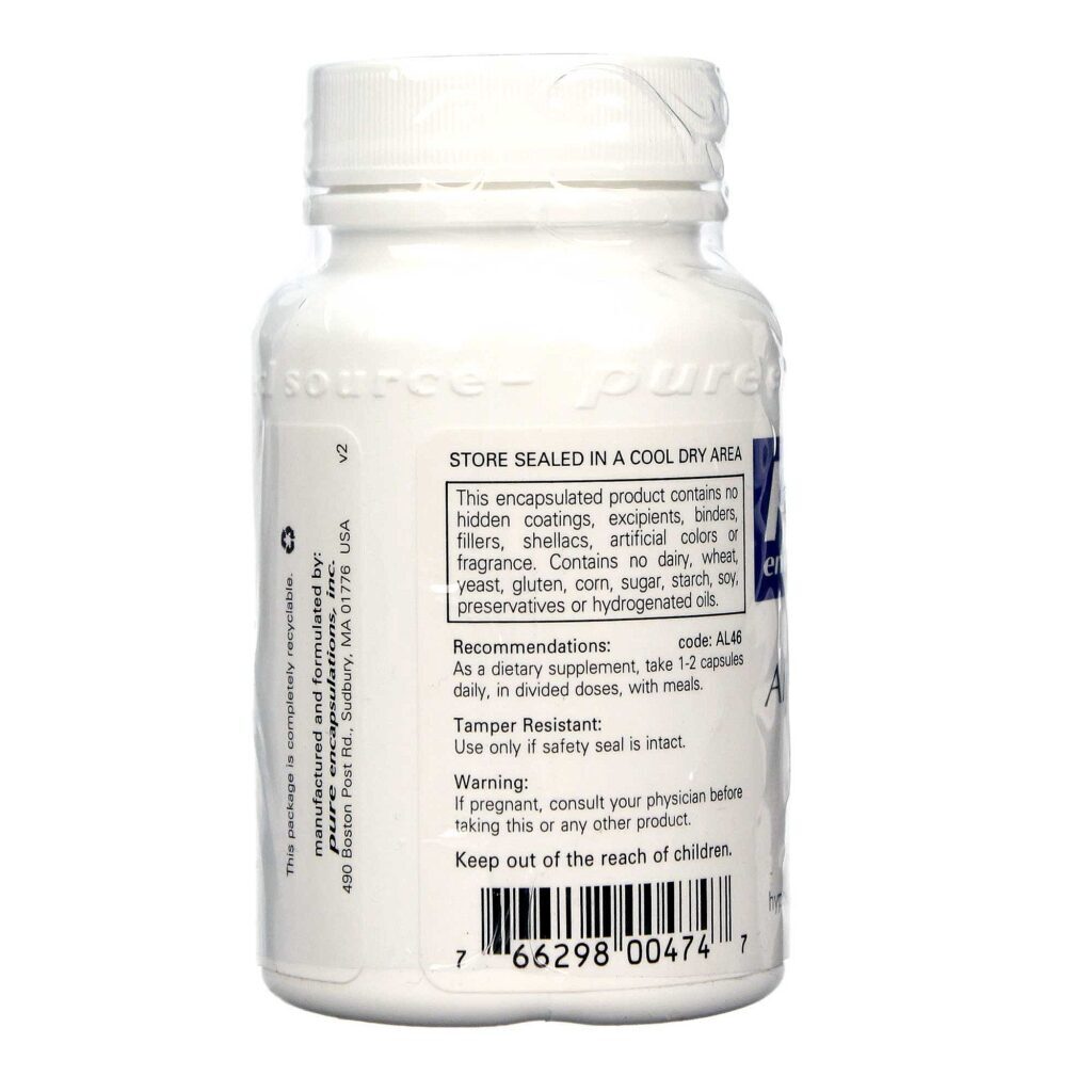 Ácido Alfa-Lipóico 400mg 60 Cápsulas Vegetarianas Pure EnCápsulasulations - Imagem 3