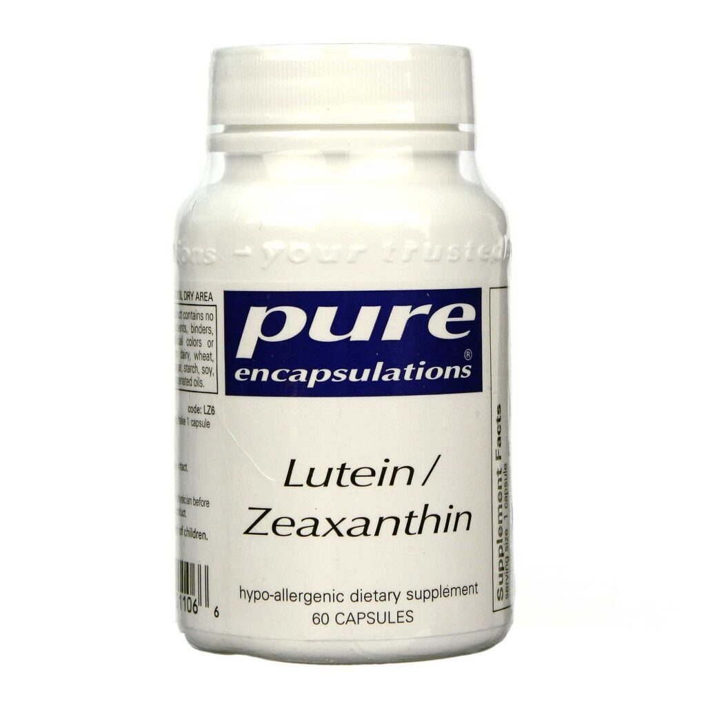 Pure EnCapsulations Luteína e Zeaxantina 60 Cápsulas: Saúde Ocular Avançada