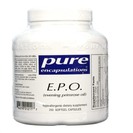 Pure EnCápsulasulations EPO Óleo de Prímula 250 Cápsulas