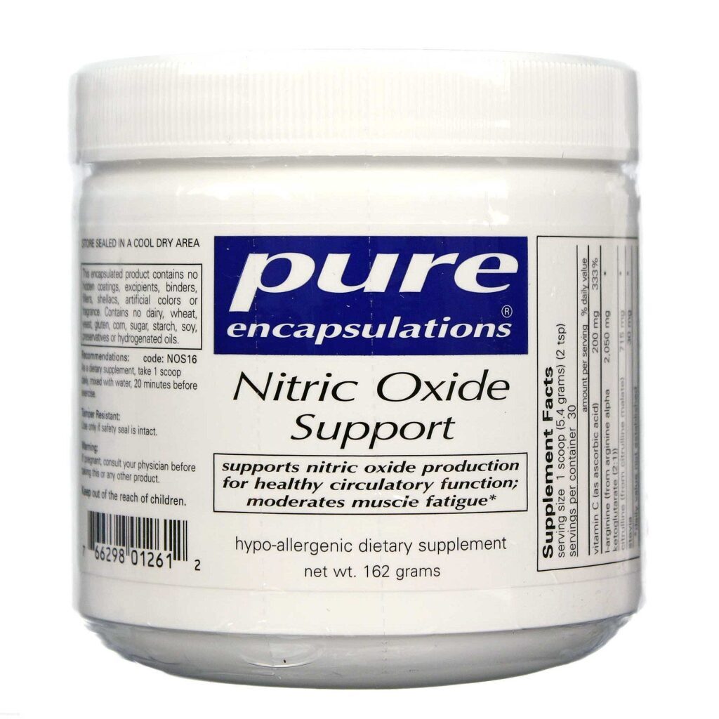 Pure Encapsulations Suporte de Óxido Nítrico - 162 g: Vitalidade e Saúde Vascular