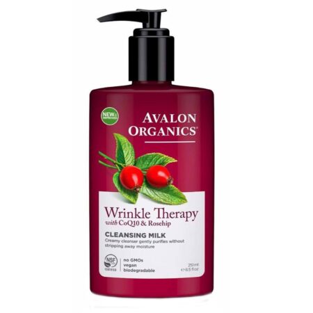 Avalon Organics, Leite de Limpeza Facial CoQ10 - 251 ml