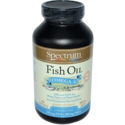Spectrum Óleo de Peixe 1000 mg - 250 Cápsulas em Gel: Saúde do Coração e Bem-Estar