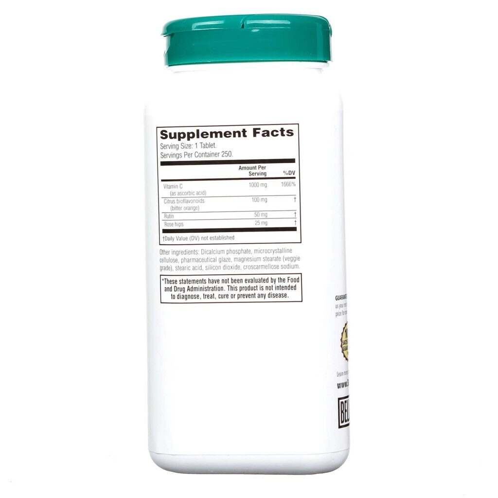 Bell Vitamina C 1.000 mg - 250 Tabletes: Essencial para Imunidade e Pele no Brasil - Imagem 2