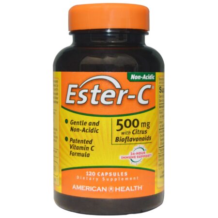 American Health, Ester C 500 mg com Bioflavonóides Cítricos -120 Cápsulas