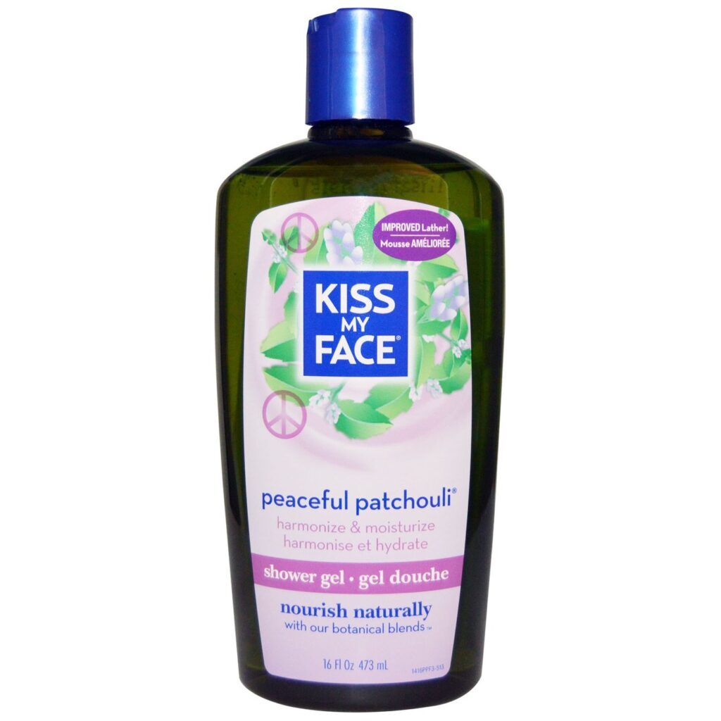 Kiss My Face Gel para Banho Peaceful Patchouli - 473 ml: Relaxamento e Bem-Estar Diário