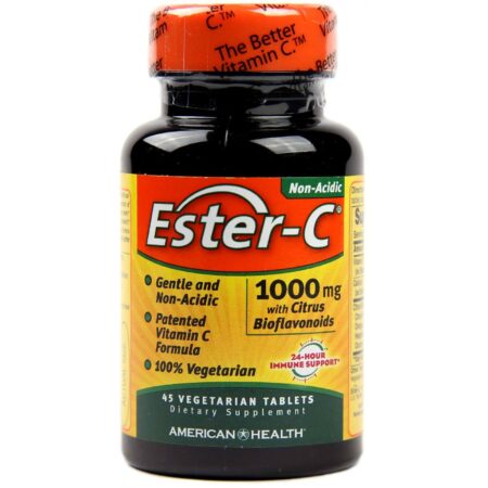 American Health, Ester C® 1000 mg com Bioflavonóides Cítricos - 45 Tabletes Vegetarianos