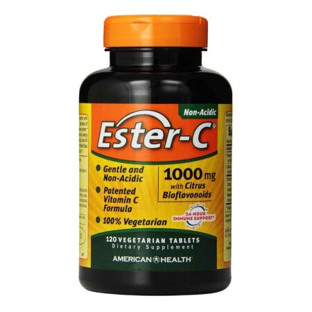 American Health, Ester-C® 1000 mg com Bioflavonóides Cítricos -120 Tabletes Vegetarianos