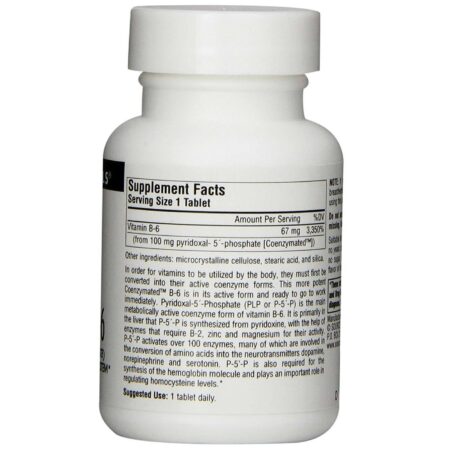 Source Naturals, B6 Coenzymated (P5P) - 60 cápsulas - Image 2