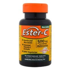 American Health Ester-C 500 mg com Bioflavonóides Cítricos - 90 Tabletes | Vitamina C Potente